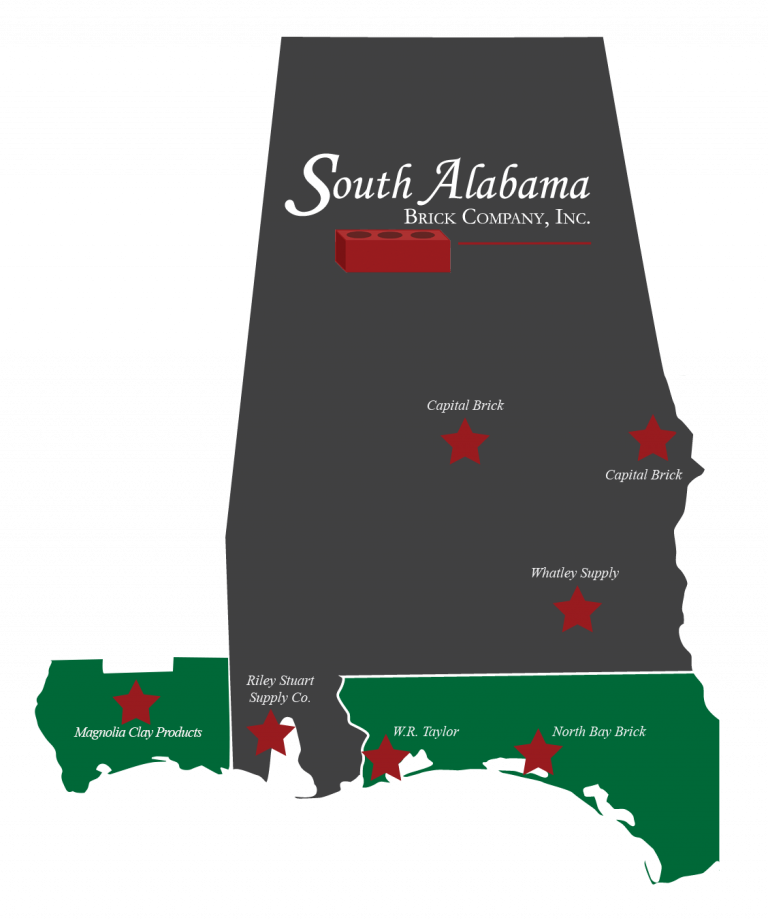 Locations South Alabama Brick Company